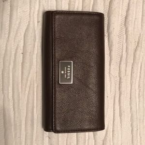 Brown Leather Fossil Wallet